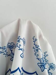 Sweetra Damen Enges Bandeau Kleid mit Blume Muster, elegant für den Urlaub