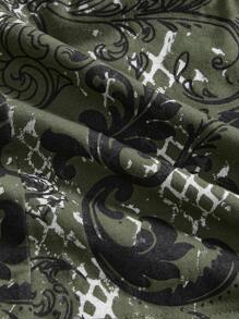 ROMWE Fairycore Fairycore Vine Floral Print Babydoll Camisole Plus Size Camisole And Vest