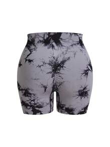 Easithlete Pantaloni scurți sport de fitness pentru femei, mărime plus, cu talie înaltă, de zi cu zi, pentru antrenament