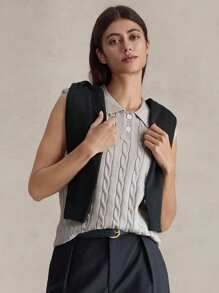 Briarwyn Damen Lässig ärmelloses gestricktes Top, Sommer