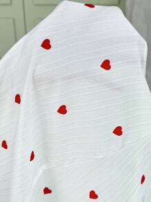 SHEIN 孕妇短袖V领连衣裙，夏季时尚 - 白色 - 查看 12