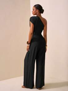 Zivah Mono con hombro con volantes, textura de tela asimétrica, apropiado para uso diario, casual, de vacaciones, crucero, playa, tomar el sol, estilo callejero, adecuado para fiestas de 2025 primavera-verano, festivales de música, Pascua, Día de San Patricio, estilo occidental, nómada, cumpleaños, graduación, estilo escolar.