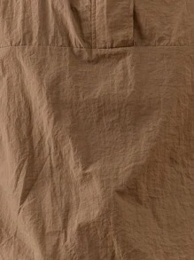 Musero Chaqueta con cuello alto, cremallera de cuarto y diseño envolvente para hombres, adecuada para primavera, verano, días festivos y vacaciones