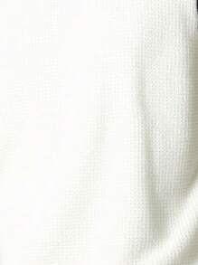 Manfinity Homme Suéter sin mangas de punto con ribete acanalado casual para hombres, chaleco de punto para hombres, tops sin mangas para hombres, tops de verano para hombres - Multicolor - Ver 5