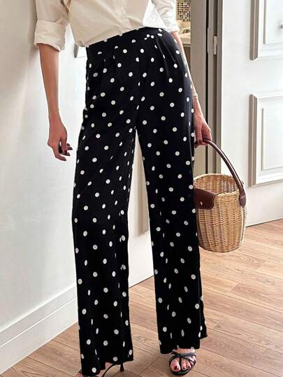 Pariaura 女士波尔卡圆点印花休闲裤，适合夏季度假