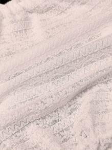 EgrlEra 性感V领细肩带褶饰修身短款系带吊带背心女式 - 粉色 - 查看 7