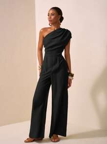 Zivah Mono con hombro con volantes, textura de tela asimétrica, apropiado para uso diario, casual, de vacaciones, crucero, playa, tomar el sol, estilo callejero, adecuado para fiestas de 2025 primavera-verano, festivales de música, Pascua, Día de San Patricio, estilo occidental, nómada, cumpleaños, graduación, estilo escolar.