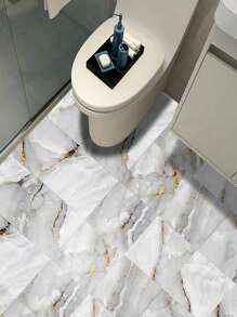 10pcs Retro Marble Pattern Self-Adhesive PVC Tile Stickers, Suitable For Kitchen, Living Room, Bathroom Walls, Floors, Tables, Cabinets, Home Decor DIY Gifts Birthday Graduation Floor Tiles Flooring Floor Tiles Self Adhesive Floor Tiles Peel Stick Living Room Decor Room Decor