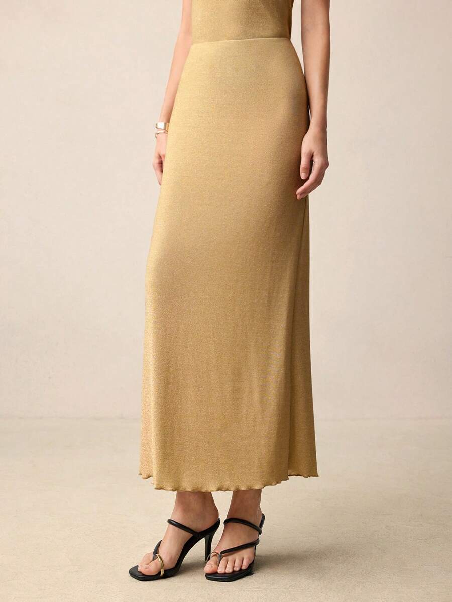 BizChic 2025 Summer New Independence Day Musical Festival Party Attire, Suitable For Wedding Guest, Brunch, Urban Commute, Elegant Summer Date Wear Skirt For Ladies