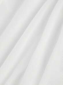 SHEIN MOD Blusa elegante de mujer con adorno metálico asimétrico y cuello halter, ideal para Año Nuevo, vacaciones, Nochevieja, salir - Blanco - Ver 4