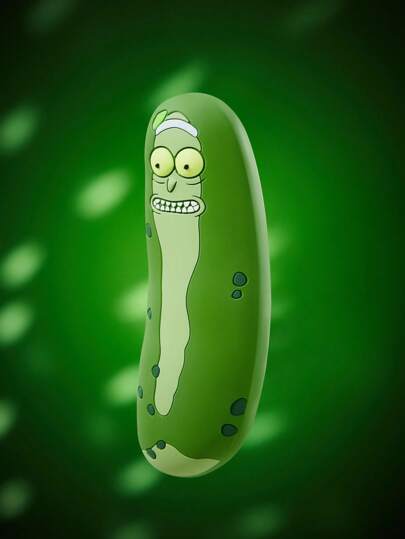 Rick and Morty X SHEIN Zabawny i zabawny otwieracz do butelek w kształcie ogórka