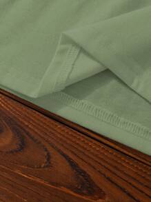 SHEIN Young Boy Short Sleeve Car & Letter Print Comfortable T-Shirt, Suitable For Summer Young Boys T Shirts