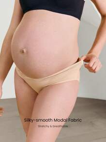 GLOWMODE 2 Packs Modal Easy Day Deodorizing Crossover Low Waist Lengthened Crotch Briefs Underwear Daily Casual Work Wear