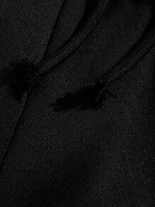 Tween 男童黑色街头拼色印花运动裤，舒适、时尚、百搭、面料柔软，非常适合日常、上学、旅行和户外活动