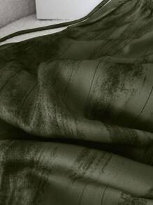 SHEIN LUNE Pantalones holgados de satén con estampado de pintura de tinta suelta