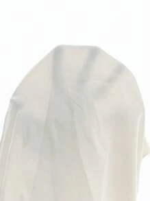 SHEIN PETITE Pantalones de pierna recta con detalles plisados de talle alto