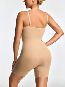 SHEIN 2 paquetes de mono de mujer de unicolor acanalado - Multicolor - Ver 2