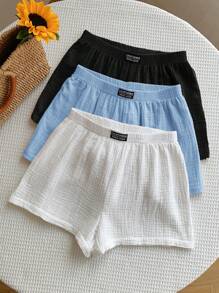 Comfortcana 3件套大码宽松休闲短裤