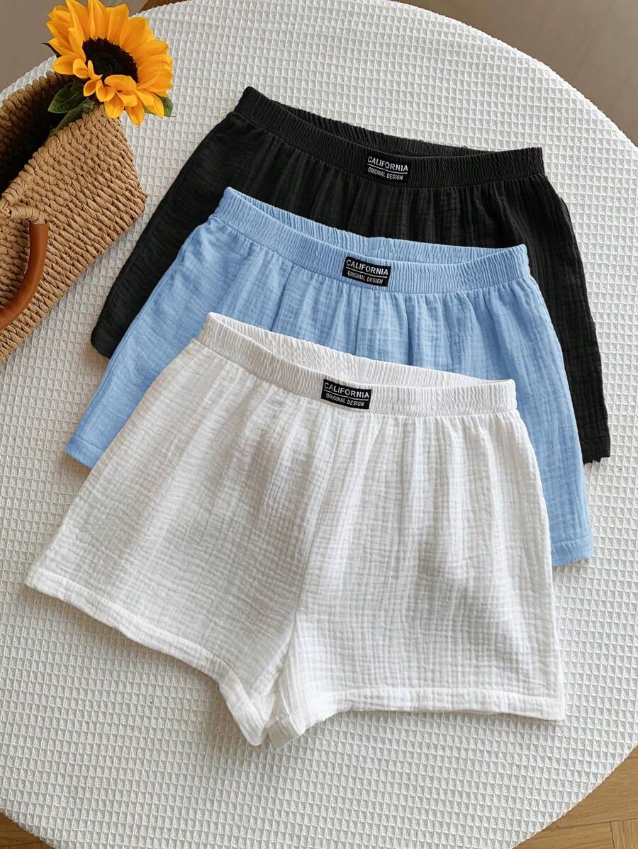 Comfortcana 3件套大码宽松休闲短裤