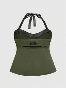 ROMWE Fairycore Fairycore Vine Floral Print Babydoll Camisole Plus Size Camisole And Vest