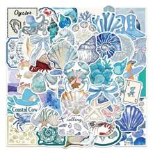 SHEIN 60PCS Coastal Granddaughter Stickers Vinyl Aesthetics Stickers For Scrapbooking, Diary, Laptop, Bumper, Skateboard, Water Bottle, Computer, Phone, Cartoon, Hard Hat, Car Stickers And Decals Back To School