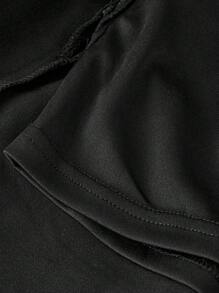 Girlism Jupe plissée de couleur unie avec short intégré et ceinture amovible, polyvalente et adaptée à toutes les saisons, style scolaire