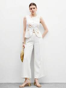 CUCCOO BIZCHIC 女士时尚金色细带踝带舒适粗跟凉鞋，适合通勤、约会、派对、度假、户外散步 - 金色 - 查看 10