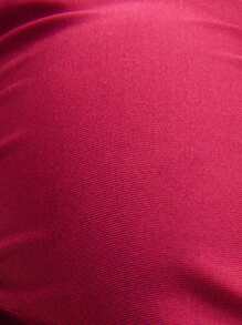 Nöista Urlaubs-Strand Sexy einfarbiger Bikini-Set