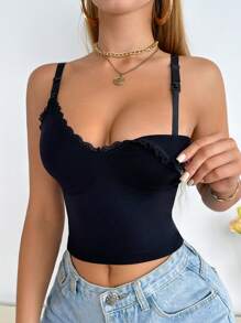 SHEIN 1 件无缝产后妊娠内衣