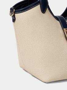 SHECARRY 女士简约多功能手提包 - 米色 - 查看 7