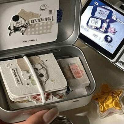 1 件迷你金属铰链锡盒 - 便携式小型储物盒套件，带盖，适用于家庭储物，DIY Altoid 钱包工艺品，生日派对装饰储物盒