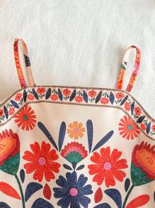 Travachic KIDS Baby Girl Ditsy Floral Woven Sleeveless Dress