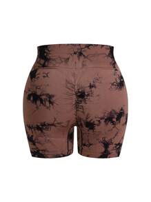 Easithlete Pantaloni scurți sport de fitness pentru femei, mărime plus, cu talie înaltă, de zi cu zi, pentru antrenament