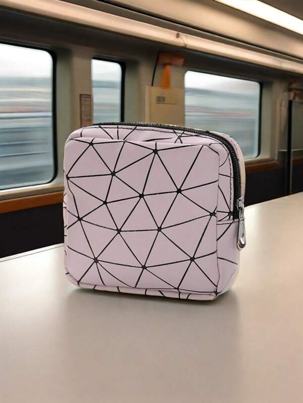 1 pieza Bolsa de almacenamiento de compresas sanitarias, organizador de portaobjetos de tampones, bolsa de cosméticos, monedero, bolsa de maquillaje, bolsa de almacenamiento de tampones, bolsa sanitaria, bolsa de compresas para estudiantes, mini bolsa de maquillaje para viaje, organizador de vacaciones, organizador de maquillaje de gran capacidad, estuche de maquillaje, para lápiz labial, brochas, cuidado de la piel, teléfono móvil, monedas, artículos pequeños, para el hogar, regalo, vacaciones