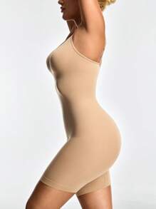 SHEIN 2 paquetes de mono de mujer de unicolor acanalado - Multicolor - Ver 4