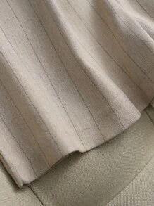 SHEIN Tall Lässige gestreifte, weite, luftige Cargohose, vielseitige, bequeme Bermuda-Shorts für Damen, Frühling/Sommer