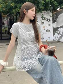 DAZY Women's Casual Korean Style Versatile Elegant Camisole