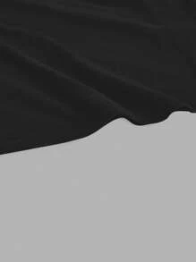 SHEIN Leap Crew 青少年女孩休闲简约吊带背心，夏装 - 白色 - 查看 4