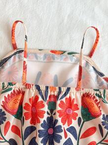 Travachic KIDS Baby Girl Ditsy Floral Woven Sleeveless Dress