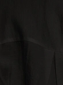 MUSERA Plus Size Mid Rise Drawstring Wide Leg Casual Trousers Boho Summer Vacation Swim Holiday Summer Beach Sexy Cute Elegant - Black - View 6