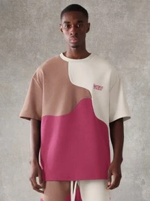 Conjunto oversize de estilo urbano y deportivo de moda de verano de la colección Sumwon Studios, ropa deportiva de y estilo de festival - Rosa - Ver 3