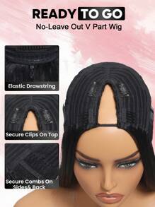 QUICK WEAR V 型假发 V 型人发 U 型假发 半假发 人发 Yaki 直发 100% 真人发 自然黑色 EasiContour V 型无胶假发 带隐形抽绳 360° 舒适 V 型假发 透气帽 无蕾丝 无胶 可染色 加热 实惠假发 运动 度假 旅行 节日 舞会 户外 角色扮演 校园 学校 海滩 婚礼 露营 假日装扮 夏季装扮 度假氛围 魅力 优雅休闲 Y2k 时尚风格 Ss25 关键词 - SNatural - 查看 5