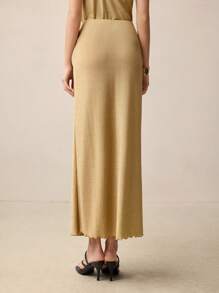 BizChic 2025 Summer New Independence Day Musical Festival Party Attire, Suitable For Wedding Guest, Brunch, Urban Commute, Elegant Summer Date Wear Skirt For Ladies