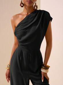 Zivah Mono con hombro con volantes, textura de tela asimétrica, apropiado para uso diario, casual, de vacaciones, crucero, playa, tomar el sol, estilo callejero, adecuado para fiestas de 2025 primavera-verano, festivales de música, Pascua, Día de San Patricio, estilo occidental, nómada, cumpleaños, graduación, estilo escolar.