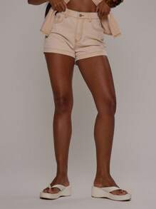 MUSERA Pantalones cortos de tiro medio y pierna ancha de mezclilla, ideales solo para primavera, verano, ocasiones elegantes, vacaciones, graduación, vacaciones de verano, estilo vaquero, Ibiza, playa