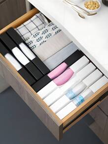 1PC PP Trash Bag Storage Box, Minimalist Solid Grocery Box Holder For Kitchen - White - View 4