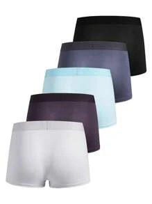 Calzoncillos de unicolor para hombre, de moda para el verano