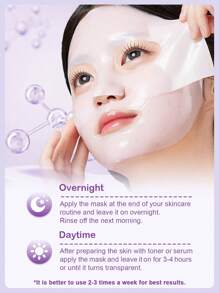 SlowSunday 多效胶原蛋白面膜，韩国胶原蛋白面膜，果冻胶原蛋白面膜，深层保湿，提升弹性，柔滑肌肤，韩妆，冬季适用，护肤，Y2K，新年，情人节适用，情人节礼物，斋月适用，斋月聚会及礼物，派对理想之选 - 白色 - 查看 7