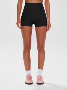 Musera Sport Pantaloncini corti da ciclismo a vita alta con tasche nascoste, ideali per attività fisica, palestra, paddle, tennis, pickleball