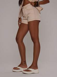 MUSERA Pantalones cortos de tiro medio y pierna ancha de mezclilla, ideales solo para primavera, verano, ocasiones elegantes, vacaciones, graduación, vacaciones de verano, estilo vaquero, Ibiza, playa